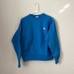 Champion Blue Crew Neck Sweatshirt
